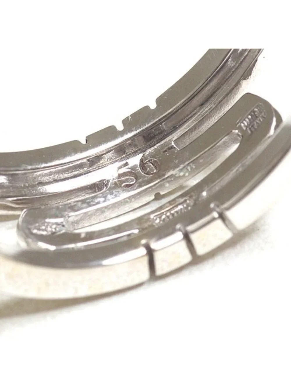 Bvlgari Parentesi Ring 18K White Gold 56